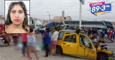 Áncash: Ciudadana de Pampas es la cuarta víctima de fatal accidente en Nuevo Chimbote